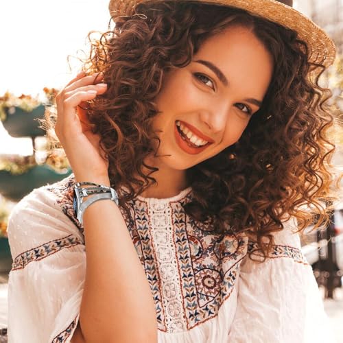 Boho Denim Bracelet for Apple Watch Band 42mm(Series 11/10)/40/41/38mm for Women, Multilayer Wrap Braided Strap for iWatch Bands Series 9/8/7/6/5/4/3/2/1/SE, Wristband for Apple Watch Girl Gray - color: E-Gray, size: 42(series 11/10)/41/40/38mm