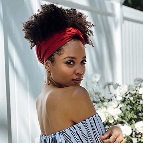 DRESHOW 8 Pack Headbands for Women Yoga Knotted Headbands Elastic Criss Cross Hair Accessories Sports Head Wrap Non Slip - color: 8 Pack Fashion Headbands