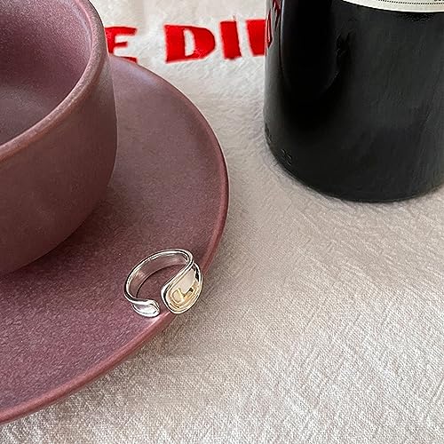 Handmade 925 Sterling Silver Ring Boho Thumb Band Open Statement Rings for Women Jewelry Christmas Gifts - color: Pattern 1