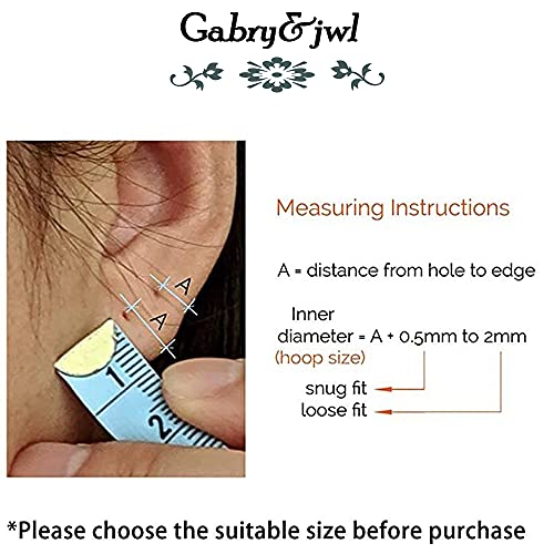316L Surgical Stainless Steel Huggie Hoop Earrings 6mm 8mm 10mm 11mm 12mm 14mm Hypoallergenic Earrings Hoop Cartilage Helix Lobes Hinged Sleeper Earrings For Men Women - style: G04:4Pairs Rose gold(6mm/8mm/10mm/12)18G