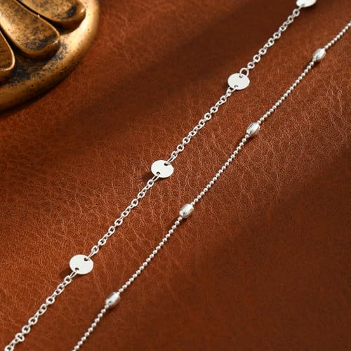 Kyerlyn Body Chain for Women 14K Gold Plated Waist Beads Chain Gold Belly Belt Cuban Layered Body Chains Waterproof Adjustable Sexy Bikini Beach Body Jewelry Daily Belts Gifts for Women 26.5-33Inch - style: Bead+Sequin -SL