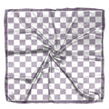 Scarf Silk Feeling Square Satin Head Hair Scarf Wrap 27.5 Inches Headwear Aesthetic Cute Decoration Women Girls - color: V-2-purple