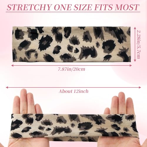 QIUTIMIY Headbands for Women Non Slip - 6 Pack Soft Stretchy Cotton Hair Bands for Women’s Hair – Fashion Sports Headbands for Yoga, Workout, Running, Gym, Daily Wear（Style 4） - color: Style 4