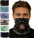 KINREE 6PCS Outdoor Magic Scarf, Elastic Headbands, Headscarves, Headwear, Mask - color: Elegant Paisley