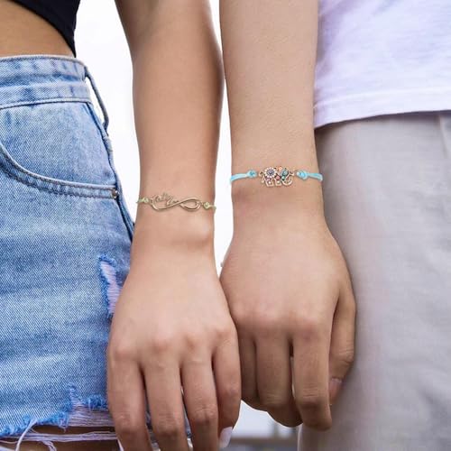 Adjustable Slider Bracelets Colorful Half Finished Bracelets Adjustable Beaded Bracelets DIY Friendship Bracelets for Women Jewelry Making Gifts Supplies - color: Colorful