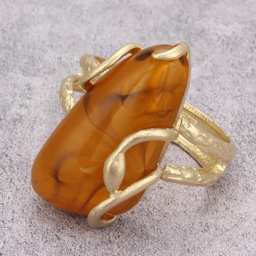 Chunky Gold Bracelet Trendy Gold Cuff Bracelets for Women Statement Silver Arm Cuffs Bangles Arm Punk Jewelry Accessories - style: Gold Chucky Bracelets