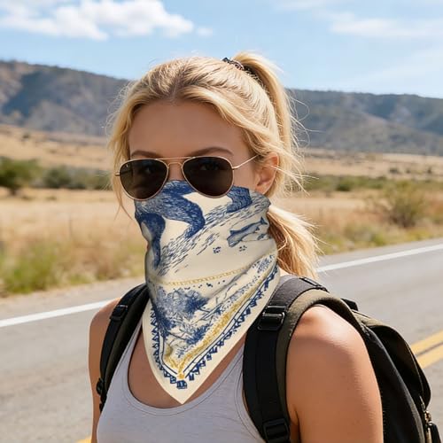 Head Scarf Hair Neck Scarves for Women Fashion Silk Satin Purse Bag Scarfs Handbags Bandana Neckerchief - color: Cream White Bear