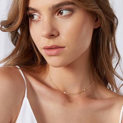 KSF Gold Lariat Necklace for Women Y Shaped Layered CZ Drop Chain | Y shaped necklace; Layered CZ detail; Long lariat style; Gift for her - color: Gold-27