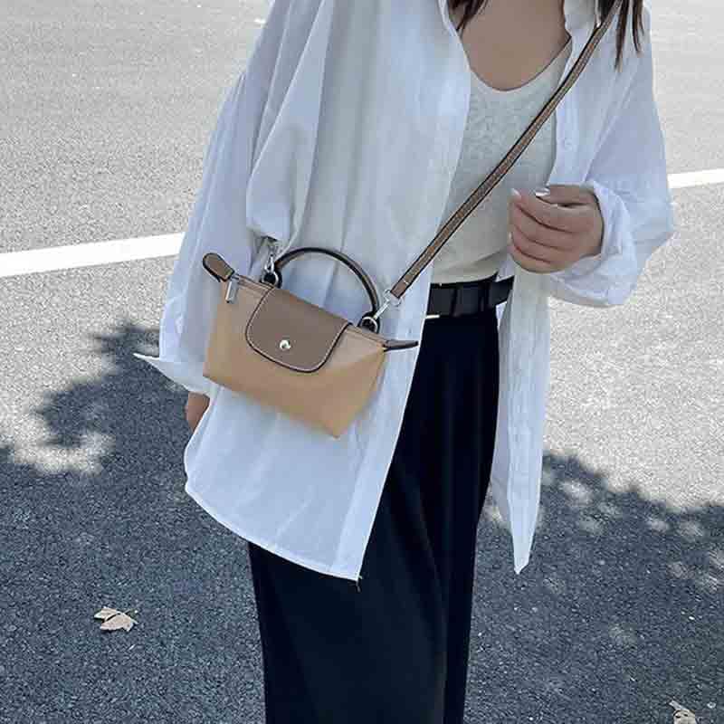 Fashionable and versatile handbag for women, mini shoulder bag, crossbody bag, coin purse, mobile phone bag - color: Khaki