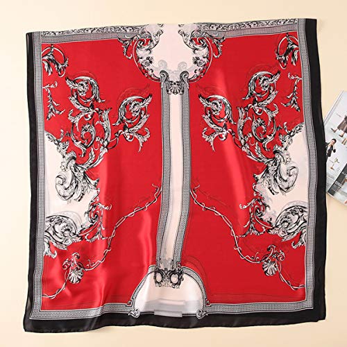 Silk Scarf Mulberry Silk Fashion Scarves Long Lightweight Shawl Wrap … - color: W02