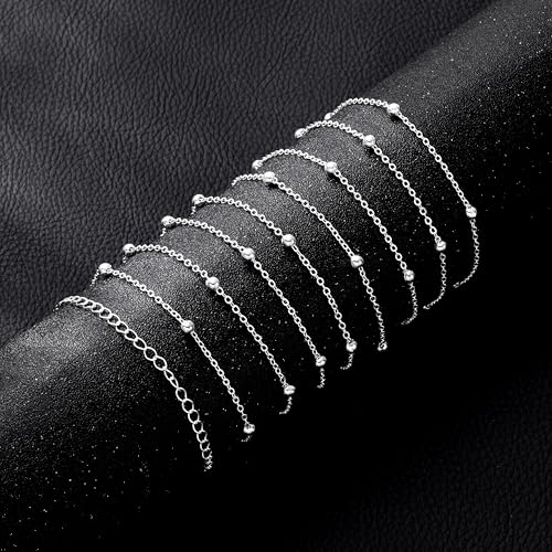 HERSIN Waist Chain for Women, 14k Gold/Silver Plated Dainty Waist Chain Cute Body Chain Gold Chain Belt for Womens Belly Chain Beach Accessories for Womens Summer Jewelry for Women Gifts - style: bead-SL