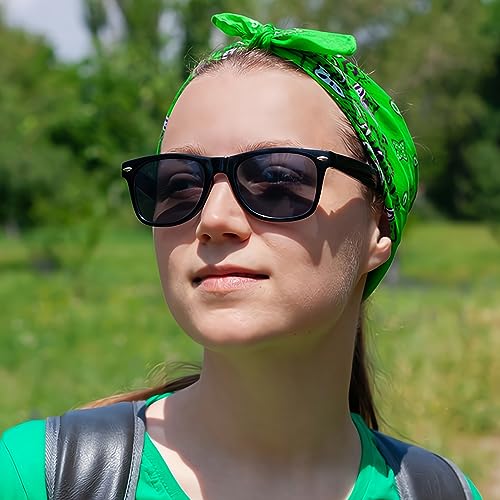 Eyegla Sunglasses Bulk Party Sunglasses Pack 80s Shades Eyewear Set for Men Women 8/10/20/30Pack - color: Black+grey Lens 30 Pack