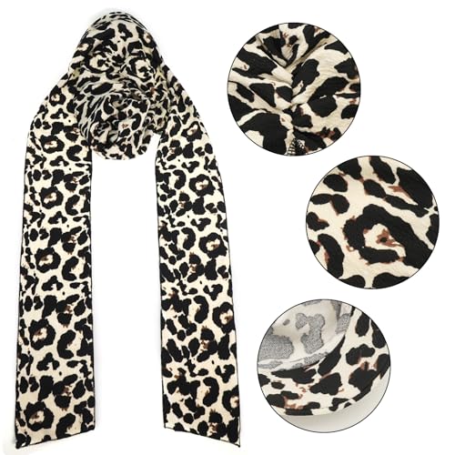 XYIYI Chemo Headwear for Womens Cancer Patients, Head Scarf Chemotherapy Headwraps Hat - color: Leopard Print