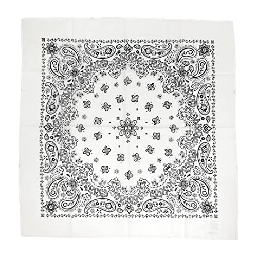 Bandanas Gift Set 12 Pack Soft Thin Handfeel Cotton Bandanna Scarf for men - color: Assorted