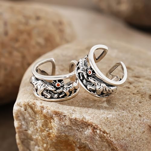 CHIC & ARTSY 925 Sterling Silver Ear Cuffs for Women, Non Piercing Clip On Cartilage Cuffs, Adjustable Fake Conch & Helix Earrings, Gold Plated & Oxidized Various Styles - color: ear cuff #35