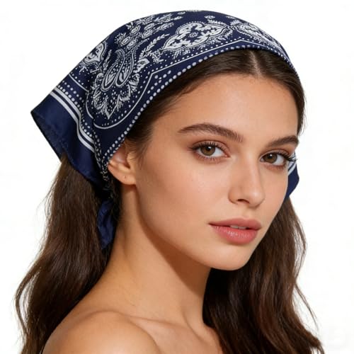 Cotton Scarf Bandana for Women Head Scarf Hair Scarves Square Wrap