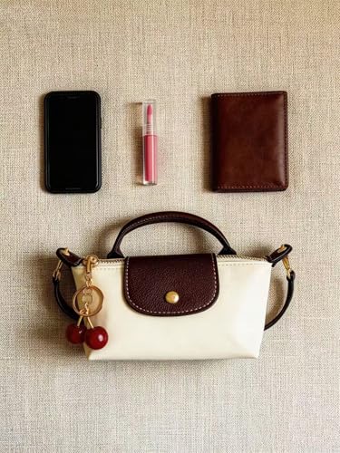 Dreubea Womens Chic Mini Bag Convertible Crossbody & Top-Handle Handbag for Everyday Elegance - color: Cream