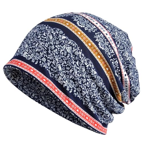 Women's Baggy Slouchy Beanie Chemo Hat Cap Scarf - color: 2 Pack-l
