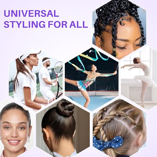 START MAKERS Hair Wax Stick and Slick Back Hair Brush Set for Women Kids Men 5PCS, with Edge Brush, Teasing Brush, Rat Tail Comb & Mini Boar Bristle Brushes for Flyaways, Control, Sleek, Ponytail Buns