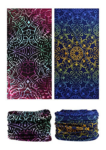 Head Wrap Headwear Headband Bandana Face Mask magic scarf for men & women - color: 12pcs. Elegance