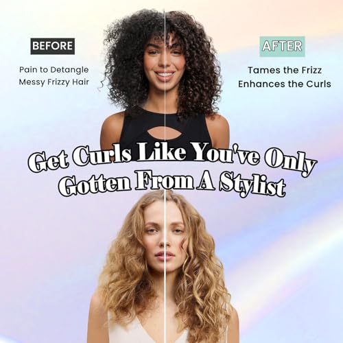 Curl Defining Hair Brush for Curly Hair Fast Blow Drying Styling Hairbrush | Boar Bristle Hair Brush Gentle Detangling for Women Girls Long Wavy Thin Fine Hair Wet Dry Use, Smoothing Hair No Tangle - color: Turquoise
