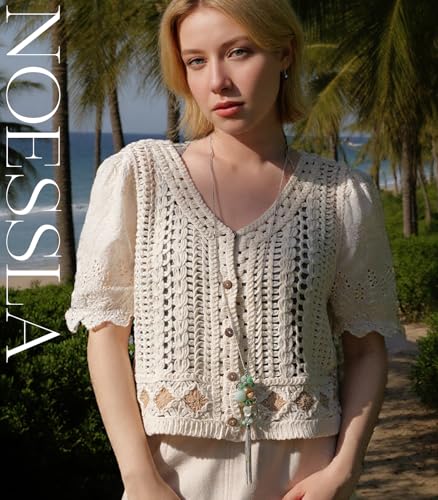 Noessla Boho Long Pendant Necklaces for Women Silver Tassel Long Necklace Sweater Chain Mothers Day Gifts Silver Costume Jewelry for Women - color: Amazon Green