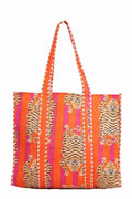 INDACORIFY Cotton Printed Tote Bag Women Shopping Carry Bag Indian Handmade Shopping Bag Ethnic Baho Hippie Shoulder Market Daily Use Tote Bag