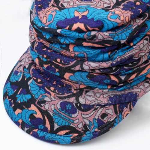 XYIYI Women Cancer Headwear Soft Chemo Beanie Baseball Cap - color: Ethnic Blue