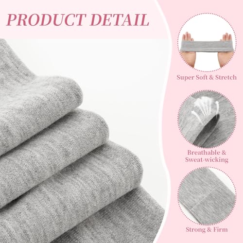 QIUTIMIY Headbands for Women Non Slip - 6 Pack Soft Stretchy Cotton Hair Bands for Women’s Hair – Fashion Sports Headbands for Yoga, Workout, Running, Gym, Daily Wear（Style 19） - color: Style 19