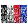Bandanas Gift Set 12 Pack Soft Thin Handfeel Cotton Bandanna Scarf for men - color: Black&red&white&blue