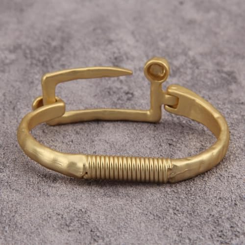 Gold Cuff Bracelet for Women Silver Beaded Bracelets Open Bangle Stackable Stretch Bead Bracelet Boho Jewelry Gifts for Wife Couple - style: Gold Bangle Cuff Bracelets