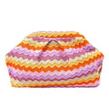 ENBEI Evening bag Clutch Purse for Women Metal Frame Closure Handmade bag for Wedding,Party Gift for women/grilfriend/mother - color: Pastel Rainbow Waves
