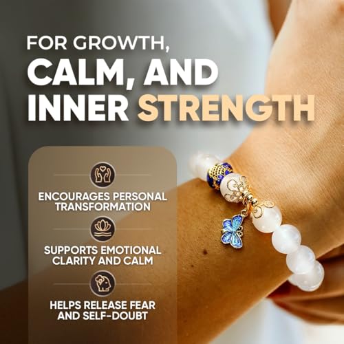 Conscious Items Spiritual Bracelets for Women & Men, Healing Crystal Bracelet with Natural Stones for Meditation, Chakra Alignment & Inner Transformation - style: The Spiritual Growth Bracelet
