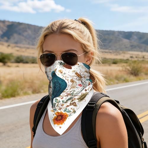 Head Scarf Hair Neck Scarves for Women Fashion Silk Satin Purse Bag Scarfs Handbags Bandana Neckerchief - color: Bird White Floral
