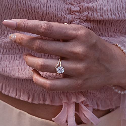 espere Pointed V Shaped Chevron 925 Sterling Silver Ring - color: Yellow Gold