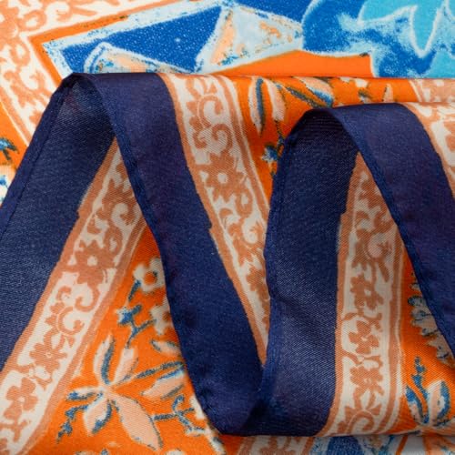 RIIQIICHY Women Head Hair Scarf Like Satin Silk Scarf Sleeping Hair Wrapping Night 27.5" - color: C010
