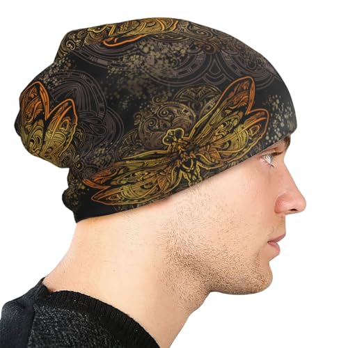 Tenna Teki Women Slouchy Beanie Chemo Hat Cancer Caps for Patient | Autumn Spring Lightweight Comfortable Breathable Beanie for Men - color: Brown