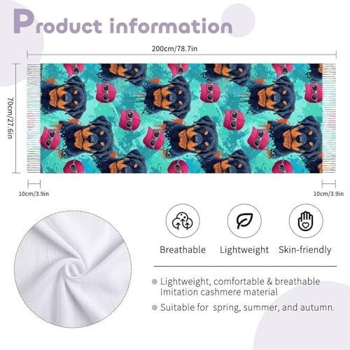 Scarfs for Women Fall Winter Scarves Shawls and Wraps for Evening Dresses - color: Design6