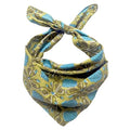 AVKA Studio 100% Cotton Bandanas for Women & Men, 2 Pack 20x20 Inch, 22x22 inch Hand Printed, Lightweight Cotton Handkerchief - color: Olive & Teal, size: 22 x 22 Inches Large