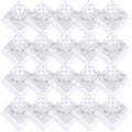 Jeatonge 20 Pcs Bandanas Paisley Headbands Bandana for Women Men Head Scarf Handkerchief 22x22 inch - color: 20pcs White