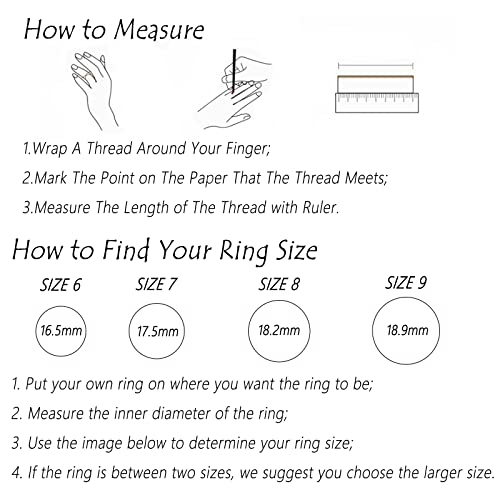 Gold Silver Rings Set for Women Chunky Statement Rings ZC Dome Evil Eye Croissant ring Thick 18K Gold Plated Band Rings - color: Teardrop, size: 8