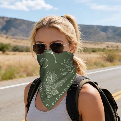Head Scarf Hair Neck Scarves for Women Fashion Silk Satin Purse Bag Scarfs Handbags Bandana Neckerchief - color: Flower Green Plant