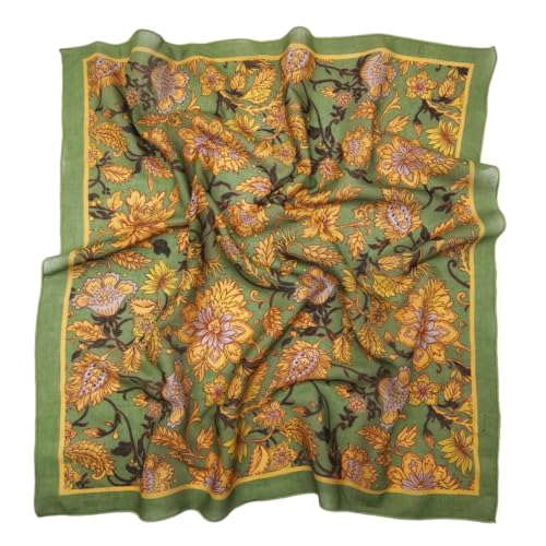 Large Cotton Bandana Lightweight Head Hair Scarf Headbands Wraps Cover Handkerchiefs for Women Men 25 x 25 inch - color: Rt11