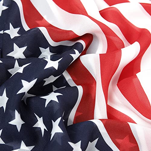 E-Clover Unique Fashion Women's Scarf Chiffon Sheer Scarves for Women Lightweight - color: 02-flag