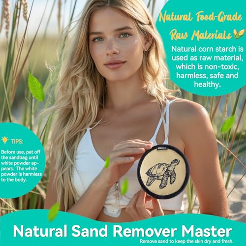 MNZZ Beach Sand Remover Sand Eraser Wipe Mitt Family Women 2026 Summer Gift Beach Towels Vacation Essentials Mexico Costa Rica Trip Must Haves Hawaii Honeymoon Accessories Alaska Cruise Ship Gear 1Pcs - color: 1pcs Cute Round Turtle