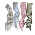 4/40 Pcs Hair Scarf for Women, 35"x2.36" Lightweight Silk Headband, Purse & Bag Scarves Gift Collection - color: Powder Blue