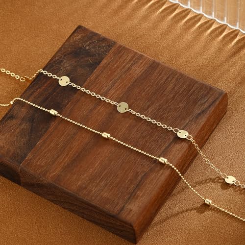 VIROMY Gold Waist Beads Chain for Women Waterproof Belly Chain Body Belt Chain Beach Accessories Body Women's Jewelry - style: Style C-GD