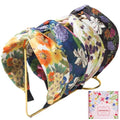 4 Pack Flower Printed Headbands for Women Wide Knotted Headbands Fashion Hair Bands-Island Style - color: Island Style