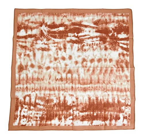 Single Pack Bandanas 60s Premium Cotton Soft Thin Handfeel Large Handkerchief for Men and Women - color: 1 Pack-tie Dye