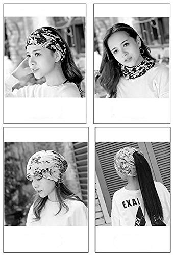 Women's Baggy Slouchy Beanie Chemo Hat Cap Scarf - color: 2 Pack-d